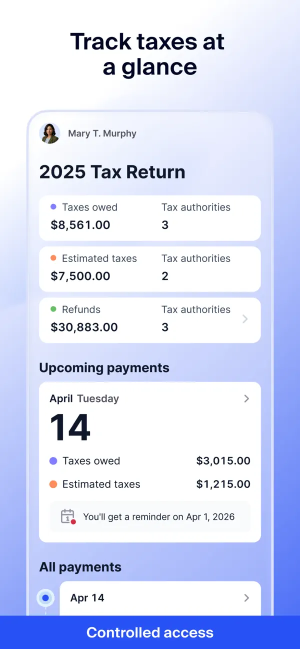 Screenshot #1 pour TaxDome Client Portal