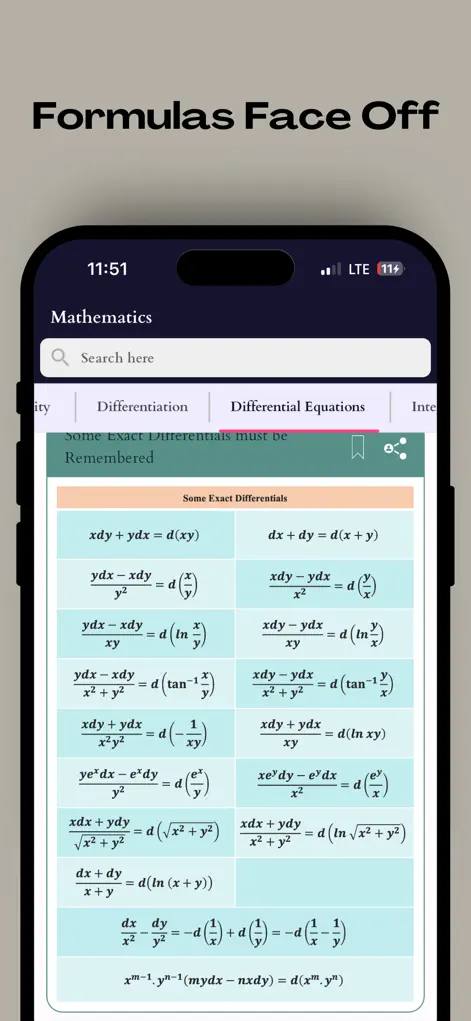 Math Formulas with Flow Charts - Education App | MWM
