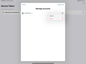 Flagstar Private Secure Token ipad screenshot 3