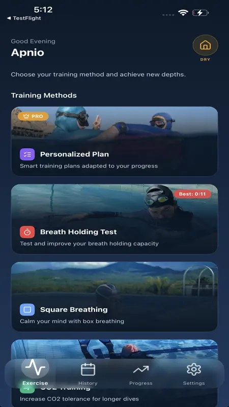 Freediving Trainings - Apnio screenshot 2 of 6