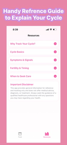 Period Calendar Cycle Tracker Screenshot 4 of 5