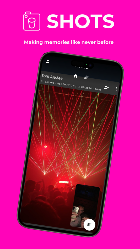 #1. Shots - Events & Parties (iOS) Podle: Adam ONeill