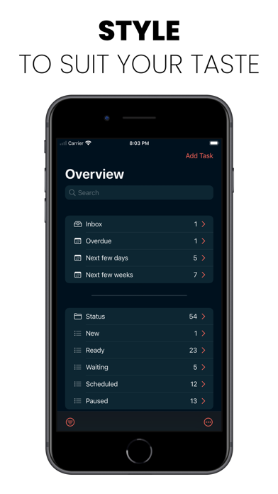NextAction App Screenshot