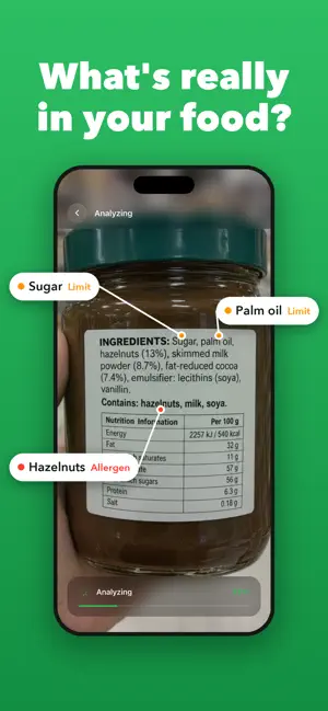Pure: Food & Cosmetic Scanner screenshot 1