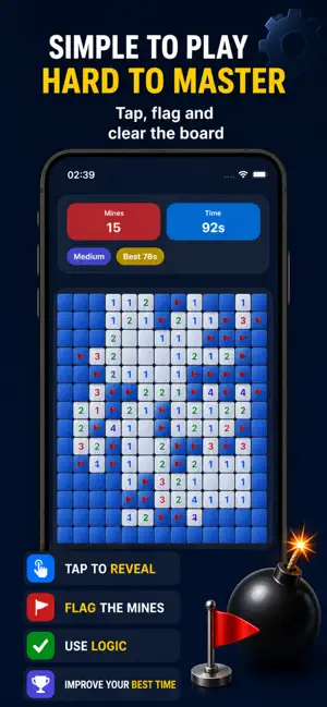 Minesweeper - Classic Puzzle screenshot 3