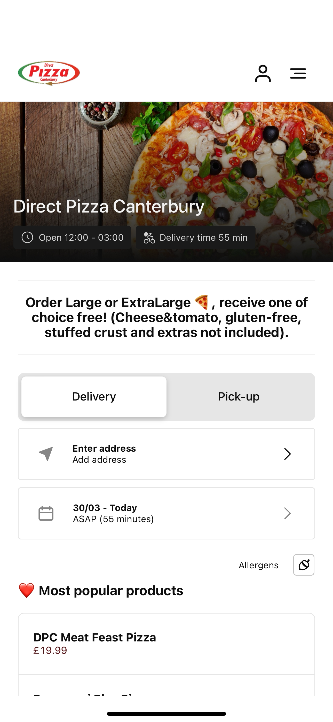 Direct Pizza North Gate