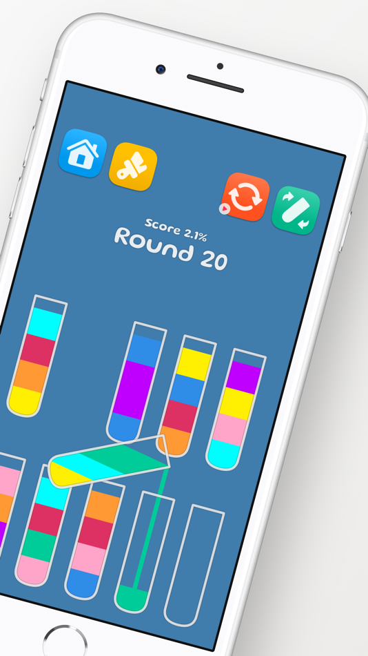 #2. Color Ball Sort Puzzle - (iOS) By: Gino Guerra