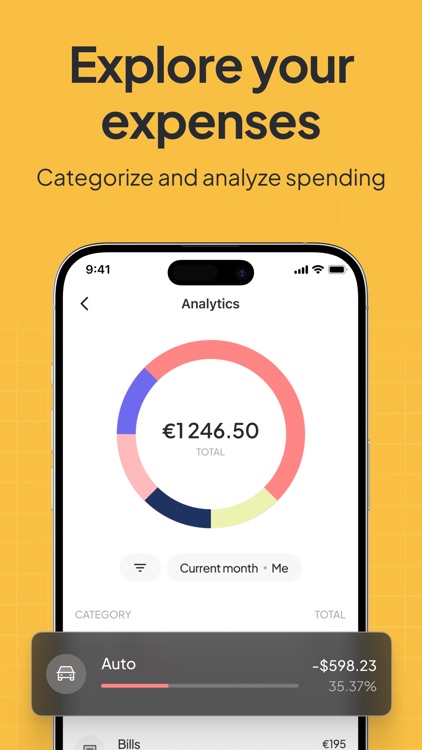 Money Budget Tracker. Spending