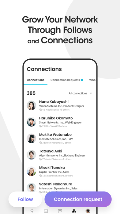 Wantedly iPhone screenshot 6 - Business app