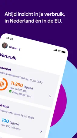 Mijn Simyo screenshot 2