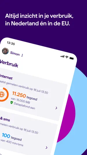 Mijn Simyo screenshot 2