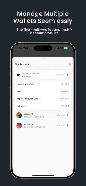 Bahari Nano Wallet screenshot 3