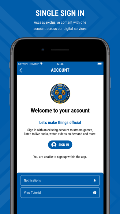 Shrewsbury Town FC Screenshot