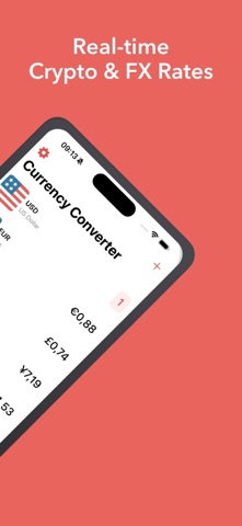 Coinverter+ Crypto & Currency iPhone screenshot