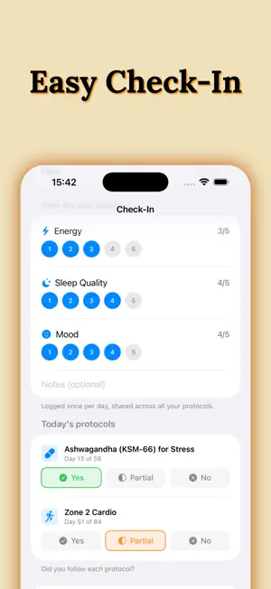 n=1 — Longevity Tracker screenshot 4