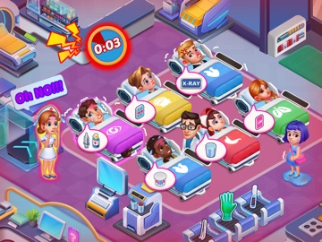 Hospital Dash: Clinic Game iPad screenshot
