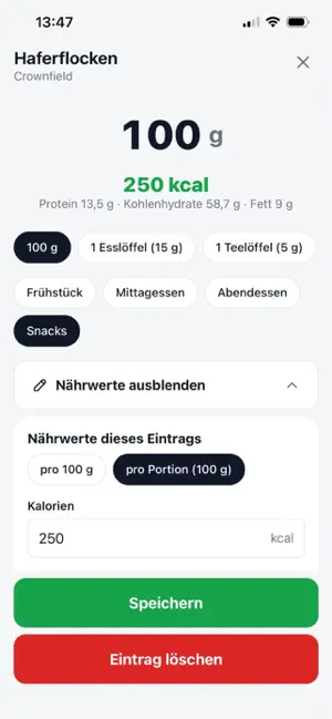 Hachibu – Kalorienzähler screenshot 2
