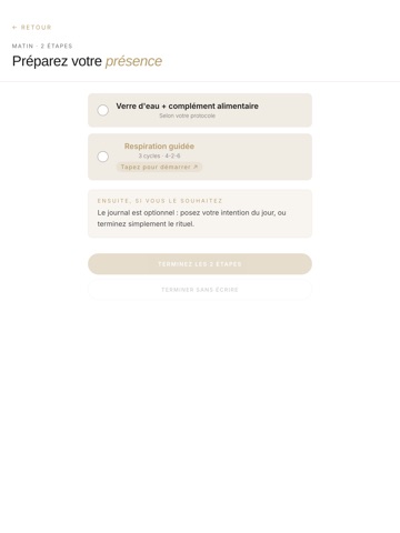 BIORYA Journal iPad screenshot