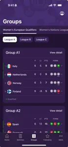 Nations League & Women's EURO screenshot #6 for iPhone