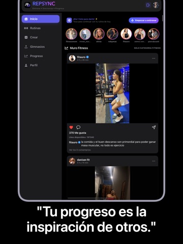 RepSync - Fitness iPad screenshot