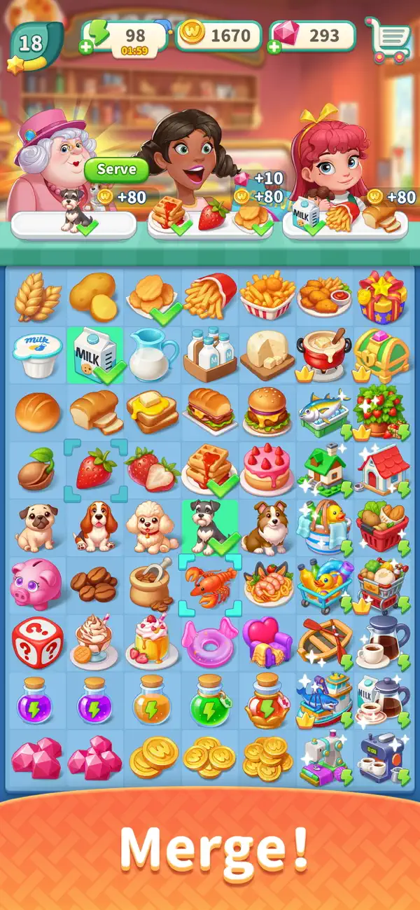 #4. Merge World: Drama & Story (iOS) De: B25