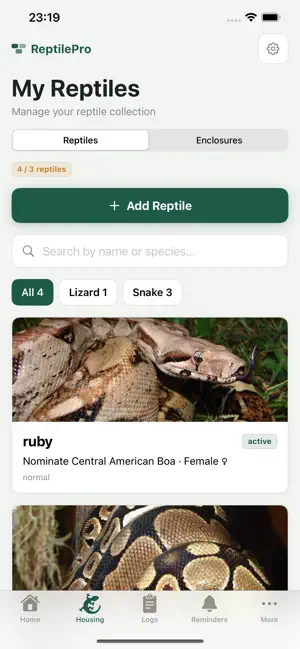 ReptilePro: Care Tracker screenshot 2