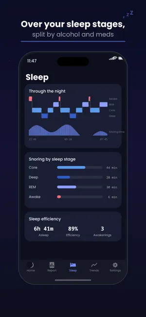 Snore Recorder for good night screenshot 3