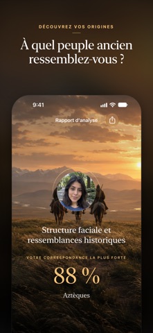 Origine & ethnie : Face DNA iPhone screenshot 1