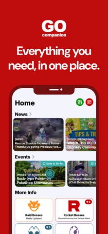 GO Companion: Raid & Event iPhone screenshot