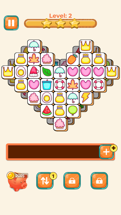 Match Triple Tile Puzzle Gameのおすすめ画像2