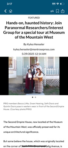 Montrose Daily Press Media screenshot