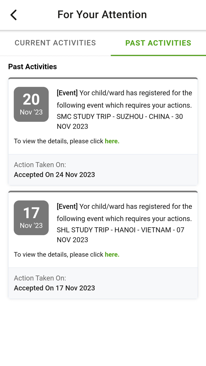 RP Parent’s Portal