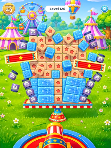 Splash Tower Crush Puzzle iPad screenshot