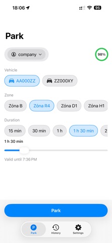 ParkiTT screenshot