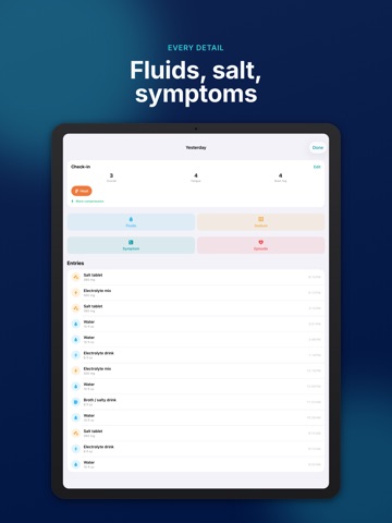 POTS & Dysautonomia: Ballast iPad screenshot