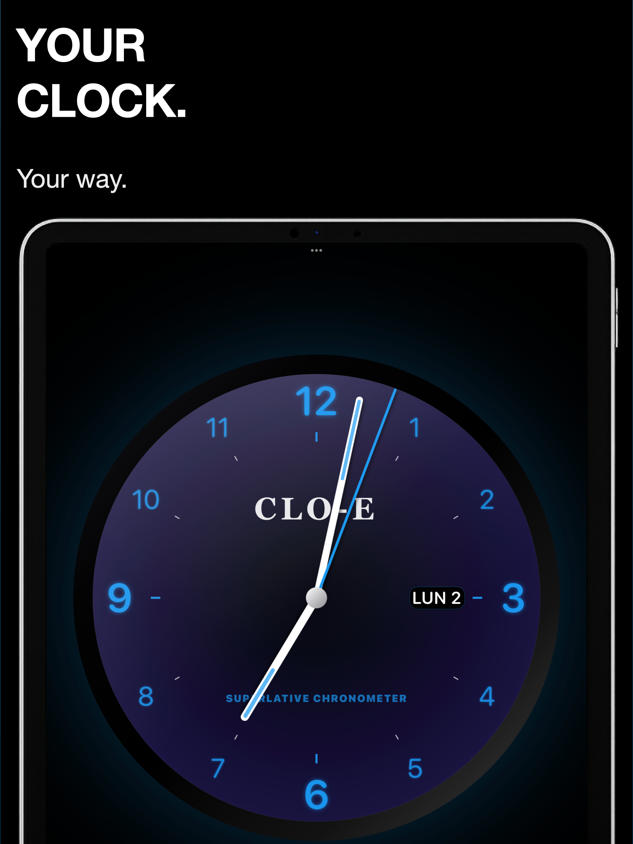 Clo-E – Minimal Clock