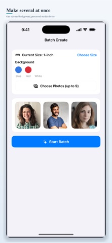 ID Photo Studio-Passport Photo iPhone screenshot