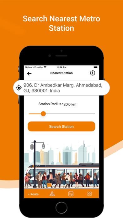 Metro Schedule - Ahmedabad Screenshot