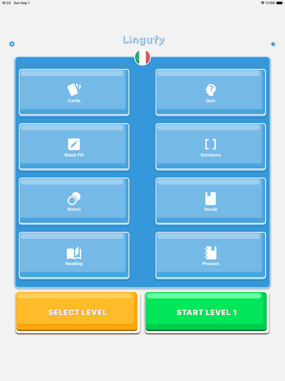 Screenshot #4 pour Lingufy: Learn Italian A1, A2