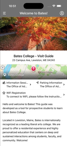 Bates College Campus Visit Screenshot 3 of 5