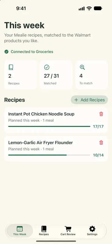 MealieCart screenshot 1 of 5