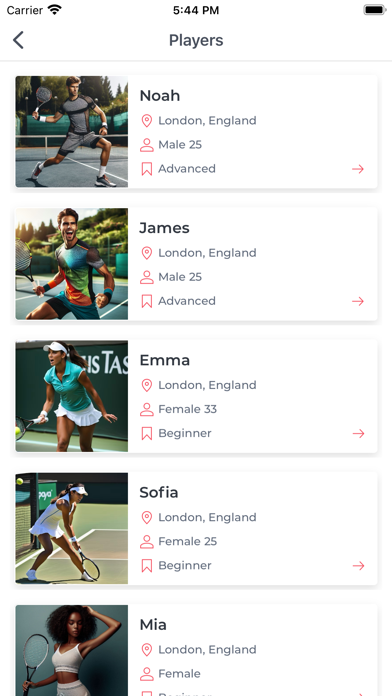 Screenshot #2 pour Tennis Partner