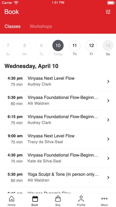 One Flow Yoga Screenshot