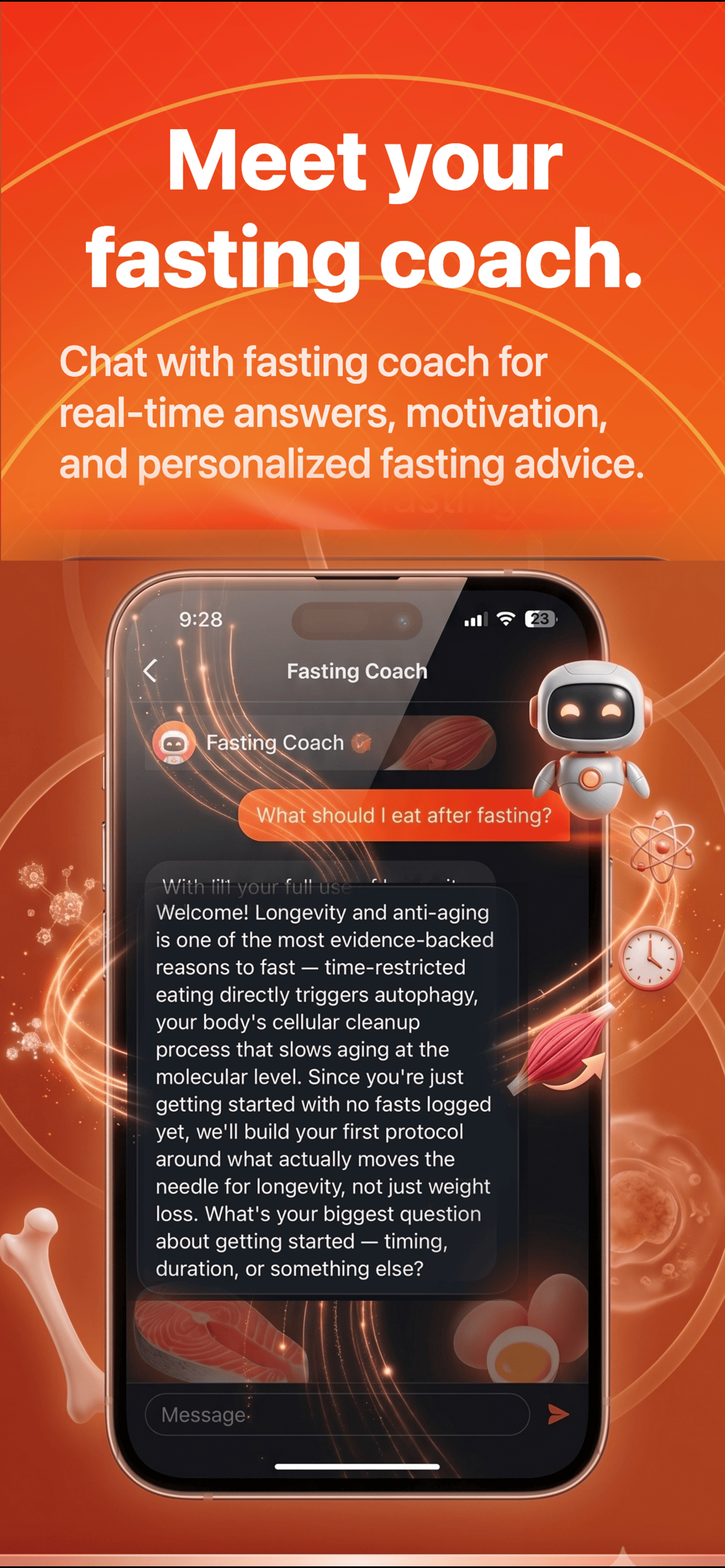 Fastiya : Fasting Timer+Macro screenshot 3