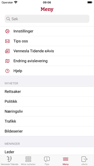 Vennesla Tidende Screenshot