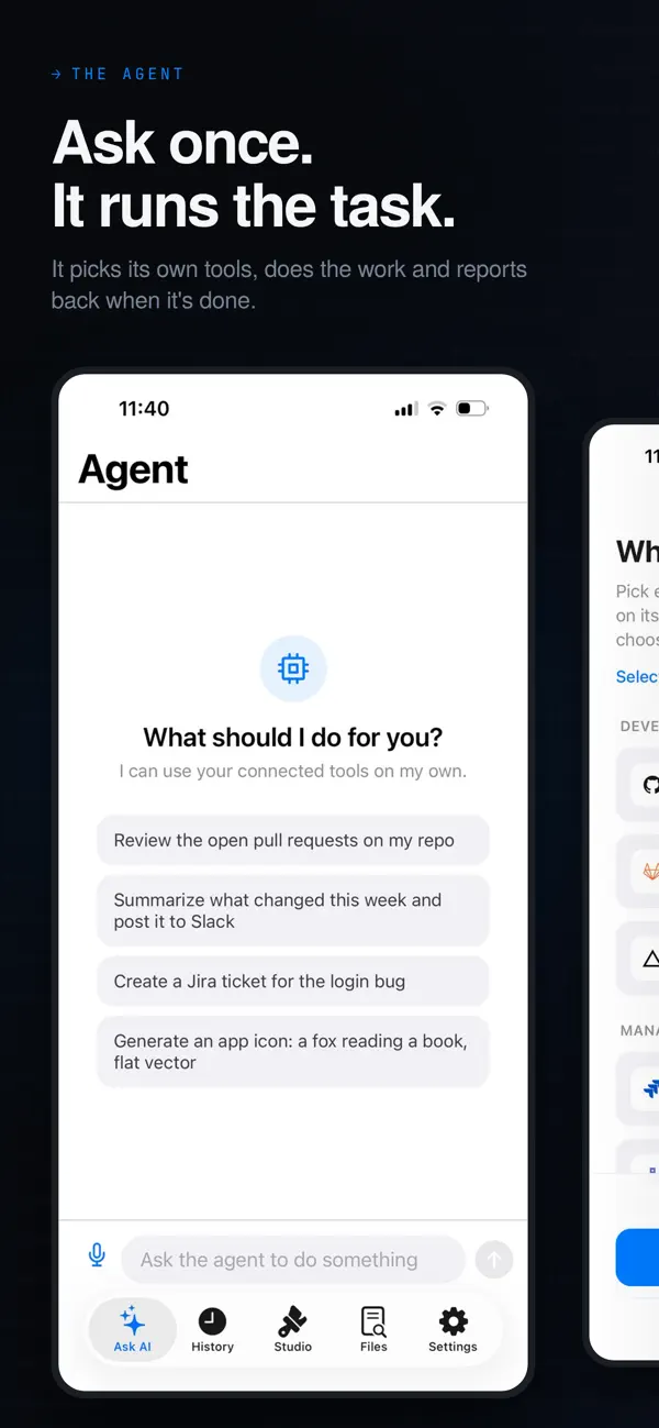 Screenshot #1 pour AI Agent