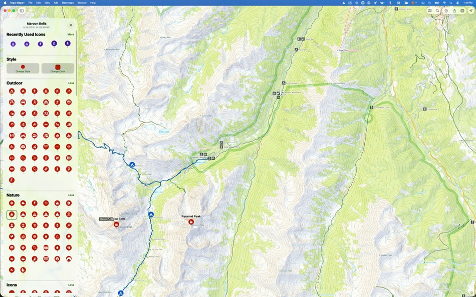 #8. Topo Maps+ (macOS) Ved: Glacier Peak Studios LLC