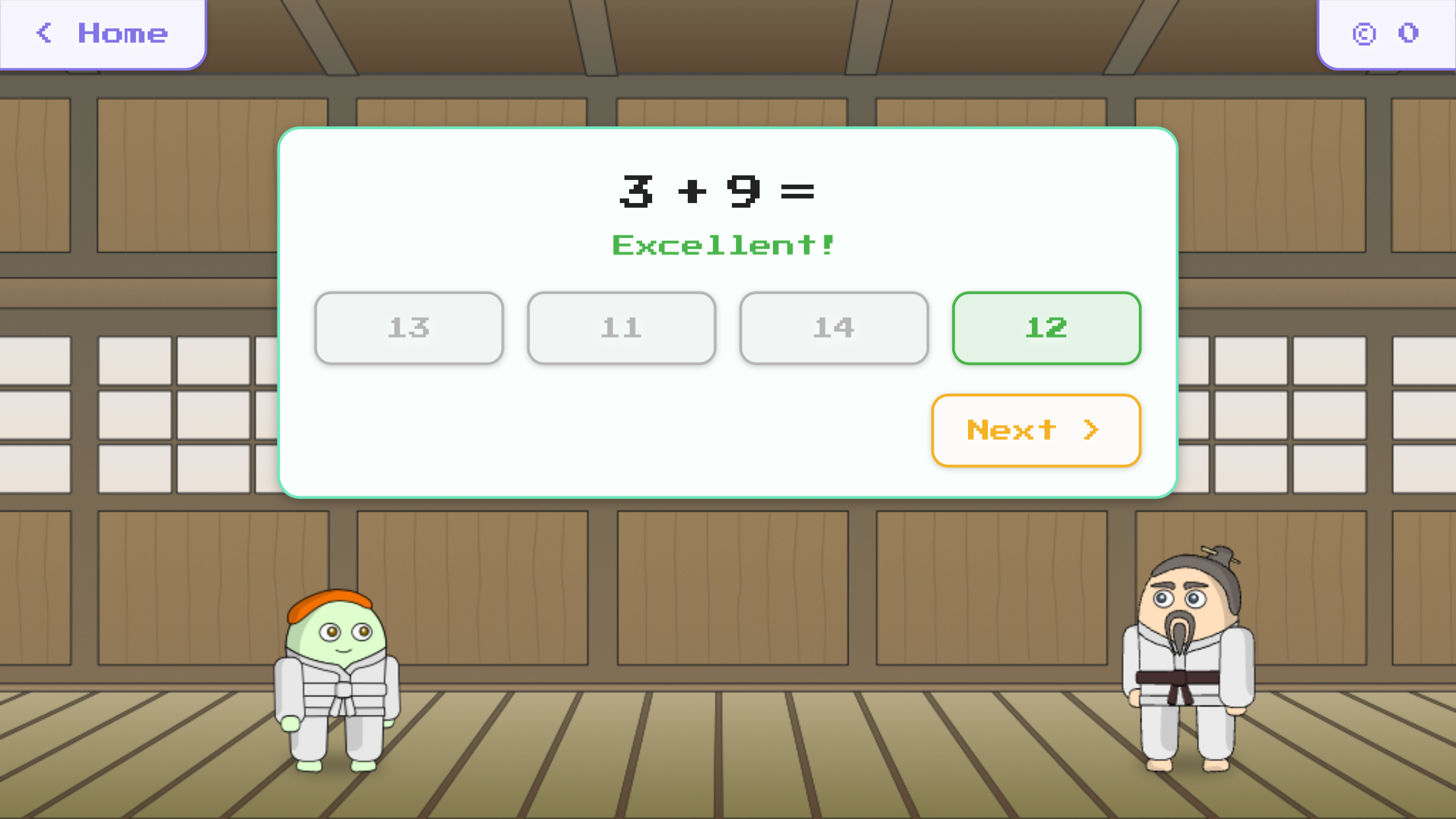 Karate Math Dojo