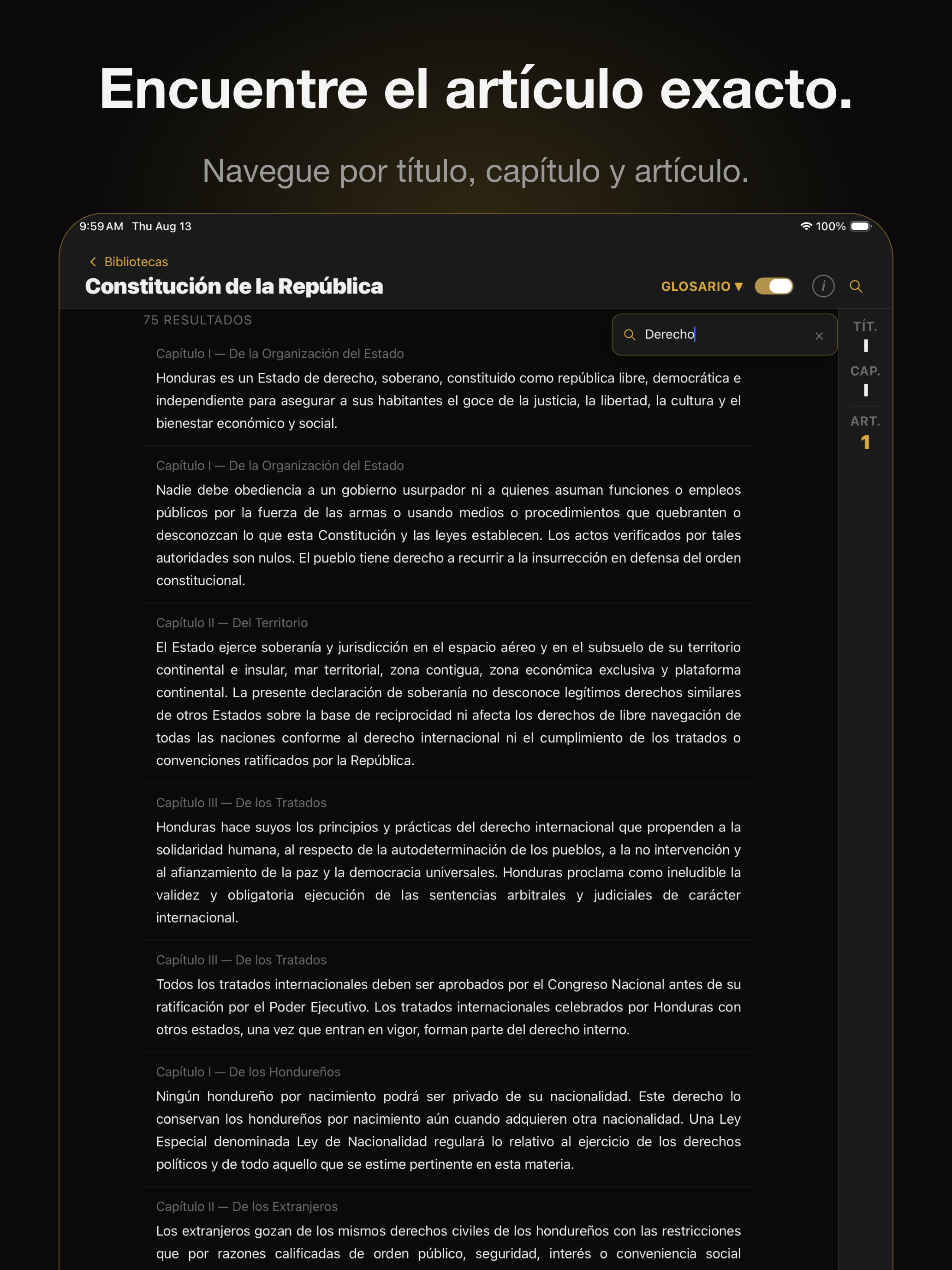 Lex Honduras screenshot 9