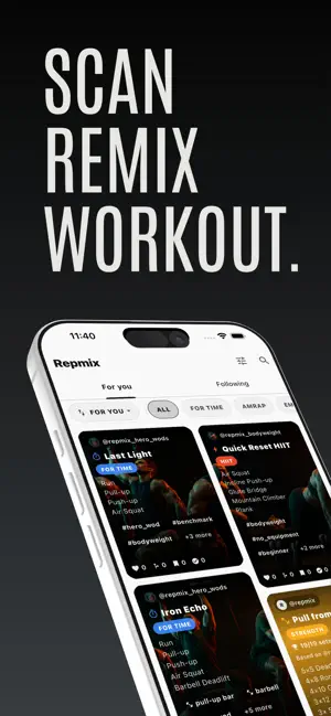 Repmix: AI Workout Scanner screenshot 1